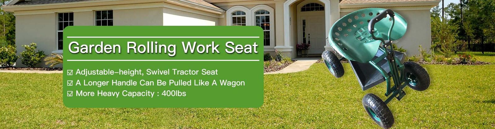 Het tuin Rolling Werk Seat