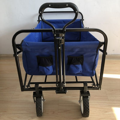 Opvouwbare opvouwbare wagen, grote capaciteit, opvouwbare wagen voor sport, winkelen, kamperen