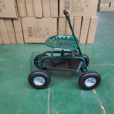 Het Karretje van Seat van de handtrekkracht voor Kinderen op de leeftijd van 5 tot 14 Jaar de Oude Rubber van Wielenseat Kar