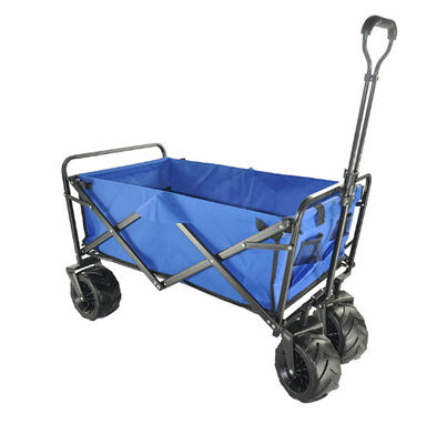 Het vouwen van Wagen het Uitrekken zich Handvat Opvouwbare het Kamperen Kar die Strandkarretje vouwen