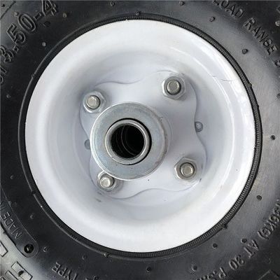 350 4 Wit Rim Sack Barrow Wheel Wielen van de 10 Duim de Rubberkruiwagen voor Karretjes