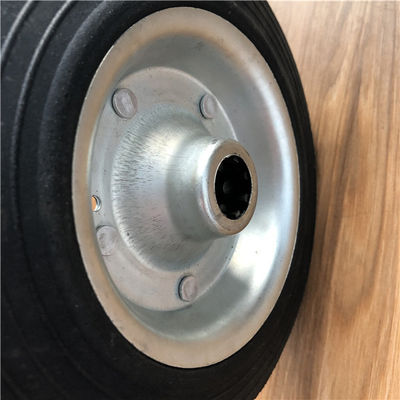8x2 stevige Rubberwielen voor de Hub Stevige Rubberbanden van het Karretjesstaal voor Dolly