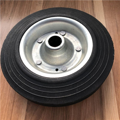 8x2 stevige Rubberwielen voor de Hub Stevige Rubberbanden van het Karretjesstaal voor Dolly