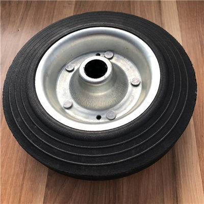 8x2 stevige Rubberwielen voor de Hub Stevige Rubberbanden van het Karretjesstaal voor Dolly