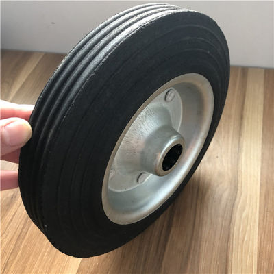 8x2 stevige Rubberwielen voor de Hub Stevige Rubberbanden van het Karretjesstaal voor Dolly