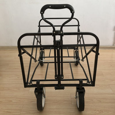 Opvouwbare opvouwbare wagen, grote capaciteit, opvouwbare wagen voor sport, winkelen, kamperen