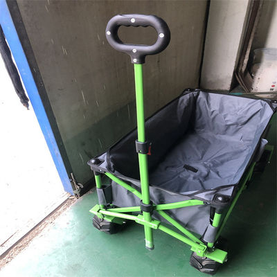 Van de het Wiel Vouwbare Wagen van het staalkader Kar 112cm Vouwende Openluchtnutswagen