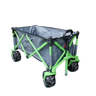 Van de het Wiel Vouwbare Wagen van het staalkader Kar 112cm Vouwende Openluchtnutswagen