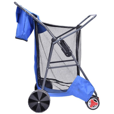 De draagbare Vouwbare Plastic Kar van EVA Wheel Fishing Cart Folding van de Wagenkar met Wielen