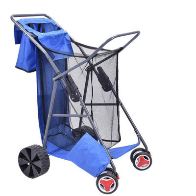 De draagbare Vouwbare Plastic Kar van EVA Wheel Fishing Cart Folding van de Wagenkar met Wielen