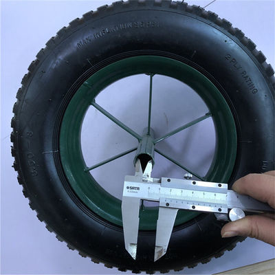 3.50-8 het pneumatische Karretje rijdt de Kleine Pneumatische Rubberbever van Kruiwagenwielen