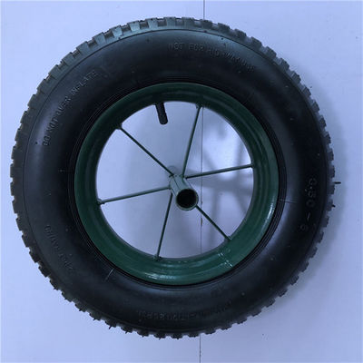 3.50-8 het pneumatische Karretje rijdt de Kleine Pneumatische Rubberbever van Kruiwagenwielen