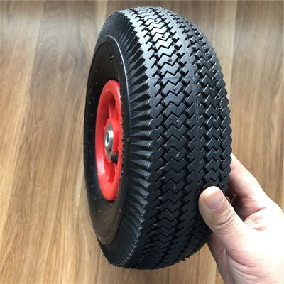 350-4 Plastic Rand van 10 Duim de Stevige Rubberwielen