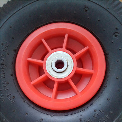 350-4 Plastic Rand van 10 Duim de Stevige Rubberwielen