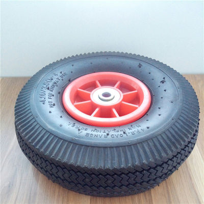 350-4 Plastic Rand van 10 Duim de Stevige Rubberwielen