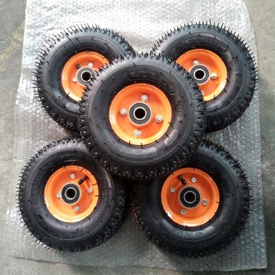 10 Wielen van het duim de Pneumatische Karretje 350 4 6 PAREN Rubber Pneumatische Wielen voor Tuin