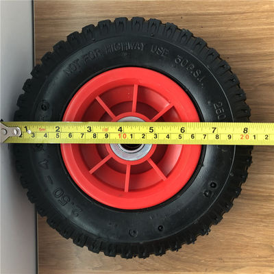 250-4 plastic Rim Pneumatic Trolley Wheels 21CM Pneumatische Wielen van het Handkarretje