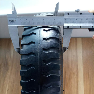 350-6 de rode Wielen van de de Zakvrachtwagen van Staalrim pneumatic trolley wheels rubber Pneumatische