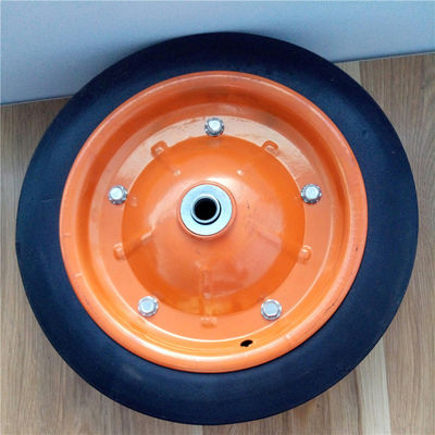 31cm 13 Duim Stevige Rubberbanden Kleurrijk Rim Solid Rubber Wheelbarrow Tire voor Handvrachtwagen