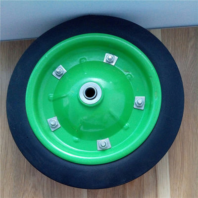 31cm 13 Duim Stevige Rubberbanden Kleurrijk Rim Solid Rubber Wheelbarrow Tire voor Handvrachtwagen