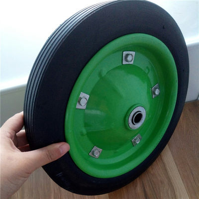 31cm 13 Duim Stevige Rubberbanden Kleurrijk Rim Solid Rubber Wheelbarrow Tire voor Handvrachtwagen