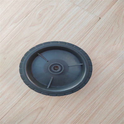 Karretjekar 6 Duim Stevig Rubberwielen Draagbaar het Kamperen Grasmaaimachine Plastic Wiel