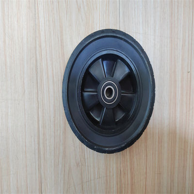 Kleine Op zwaar werk berekende Stevige Rubberwielen de Vrachtwagens van Rim Solid Wheels For Hand van het 6 Duimmetaal