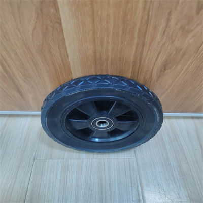 Kleine Op zwaar werk berekende Stevige Rubberwielen de Vrachtwagens van Rim Solid Wheels For Hand van het 6 Duimmetaal