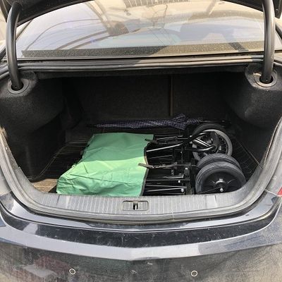 8 van de het Karretje600d Oxford Stof van het duim de Opvouwbare Strand Lichtgewicht Vouwende Wagen