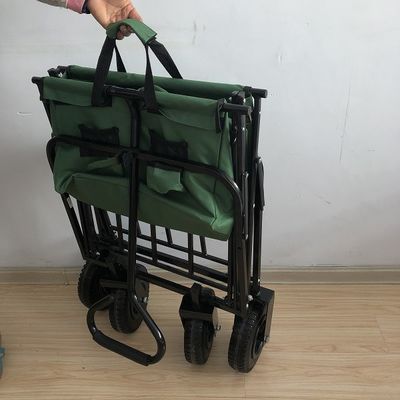 Vrije tijd die Groene het Nutswagen van de Strandwagen met Luchtwiel 80kgs vouwen