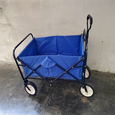 Metaal die van de het Nuts600d Stof van de Strandwagen de Opvouwbare Wagen voor Kruidenierswinkels vouwen