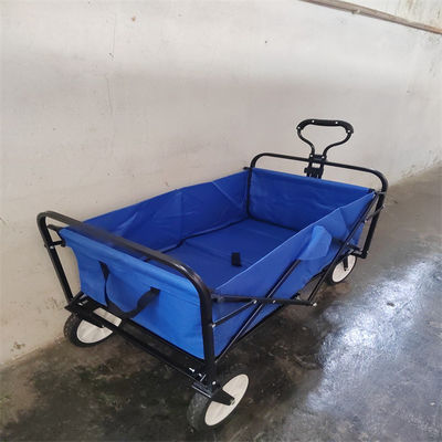 Metaal die van de het Nuts600d Stof van de Strandwagen de Opvouwbare Wagen voor Kruidenierswinkels vouwen