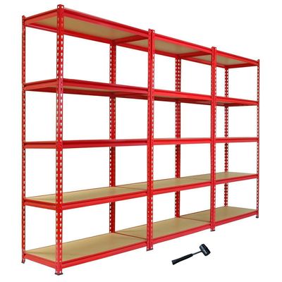 Industriële Op zwaar werk berekende het Rekken Planken 5 de Garage van de Opslagplanken van het Rijmetaal