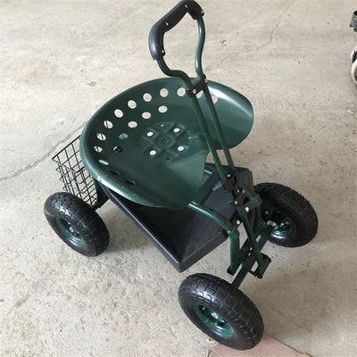 Van het Werkseat van de nutstuin de Rolling Bestuurbare Rolling Tuin Seat Vier Wielen
