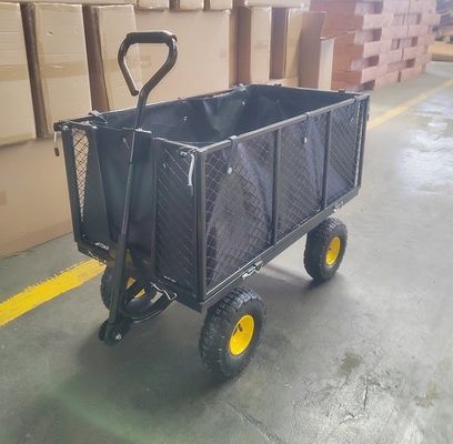 Buitengewoon brede van het de Plichtsnut van Tuinmesh cart steel trolley heavy de Tuinkar