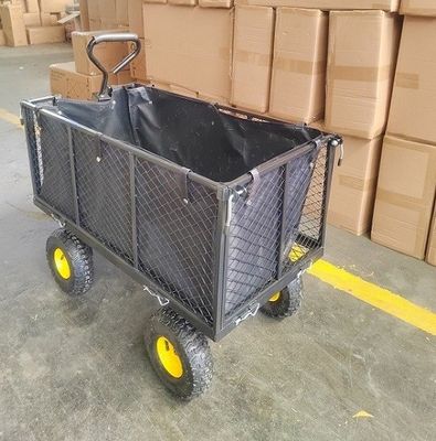 Buitengewoon brede van het de Plichtsnut van Tuinmesh cart steel trolley heavy de Tuinkar