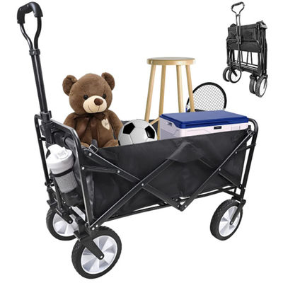 Staal die Picknickwagen met Poeder vouwen die de Vouwbare Kar van de Tuinwagen met een laag bedekken
