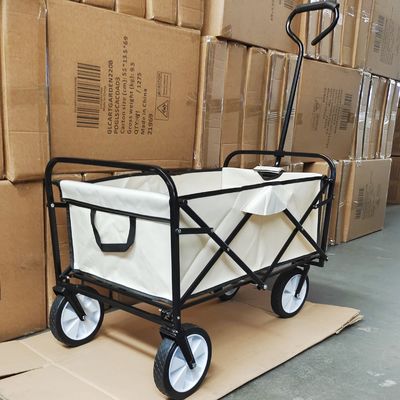 Pvc rijdt het Kamperen Vouwbaar de Bagagekarretje van de Wagenkar met Enige Handvat en Doek