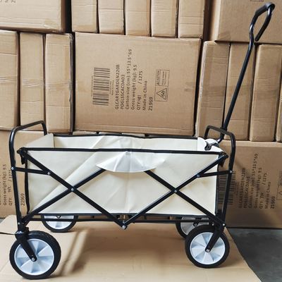 Pvc rijdt het Kamperen Vouwbaar de Bagagekarretje van de Wagenkar met Enige Handvat en Doek