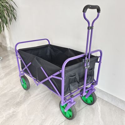 Het vouwen van het Handvat van de Wagenwandelwagen het Intrekbare Praktische het Kamperen Wiel van de Kardouane