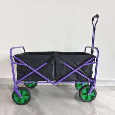Het vouwen van het Handvat van de Wagenwandelwagen het Intrekbare Praktische het Kamperen Wiel van de Kardouane