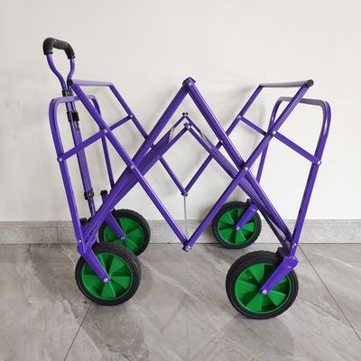 Het vouwen van het Handvat van de Wagenwandelwagen het Intrekbare Praktische het Kamperen Wiel van de Kardouane