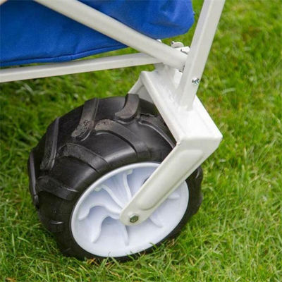 Vierwielig Vouwend de Kar van de de Tuinhand van de Strandwagen Opvouwbaar het Winkelen Karretje