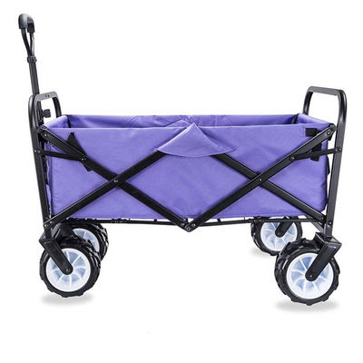Vierwielig Vouwend de Kar van de de Tuinhand van de Strandwagen Opvouwbaar het Winkelen Karretje
