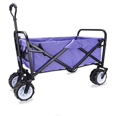 Vierwielig Vouwend de Kar van de de Tuinhand van de Strandwagen Opvouwbaar het Winkelen Karretje