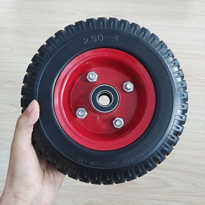 250-4 metaal Rim Wheel Barrow van de het Karretje het Pneumatische Band van de 8 Duimhand Rubberwiel