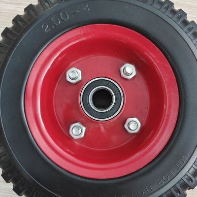250-4 metaal Rim Wheel Barrow van de het Karretje het Pneumatische Band van de 8 Duimhand Rubberwiel