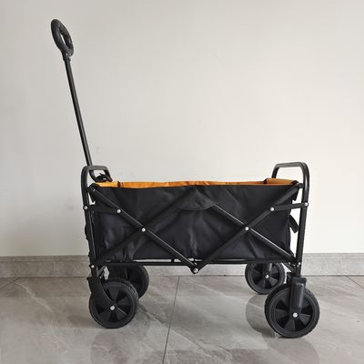Mini Collapsible Shopping Cart With 6 Duimwielen voor Openlucht Vouwende het Kamperen Kar