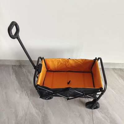 Mini Collapsible Shopping Cart With 6 Duimwielen voor Openlucht Vouwende het Kamperen Kar