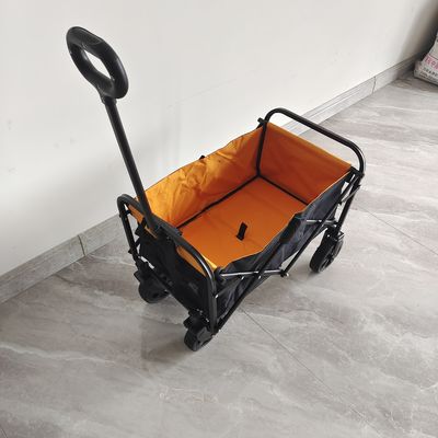 Mini Collapsible Shopping Cart With 6 Duimwielen voor Openlucht Vouwende het Kamperen Kar